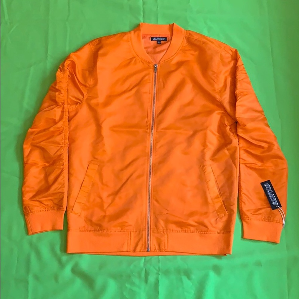 ELWOOD SATIN BOMBER JACKET🔥